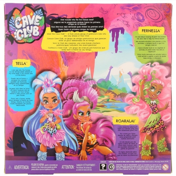 :* 4 NIB CAVE CLUB Dolls TELLA ROARALAI FERNESSA & SLATE 8" Fashion dolls BUNDLE - Picture 16 of 16